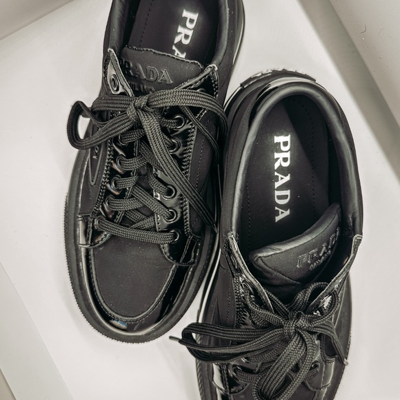 Prada Macro Re Nylon Sneakers - Picture 3 of 5